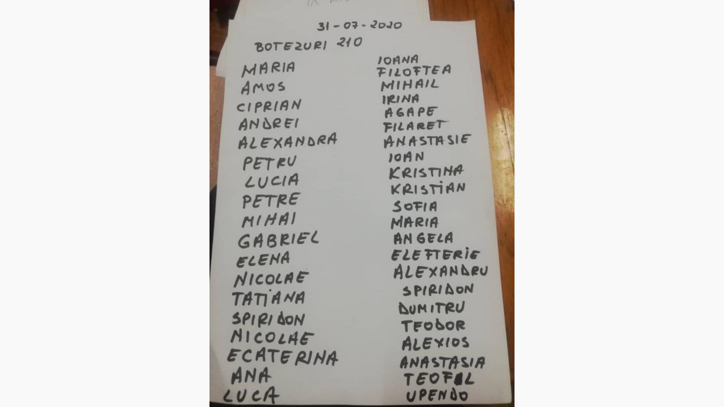 210 persoane au primit Taina Sfântului Botez în Tanzania