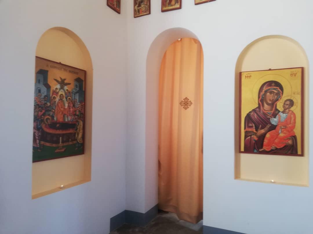 Prima Liturghie în biserica Adormirii Maicii Domnului de la Igangimale