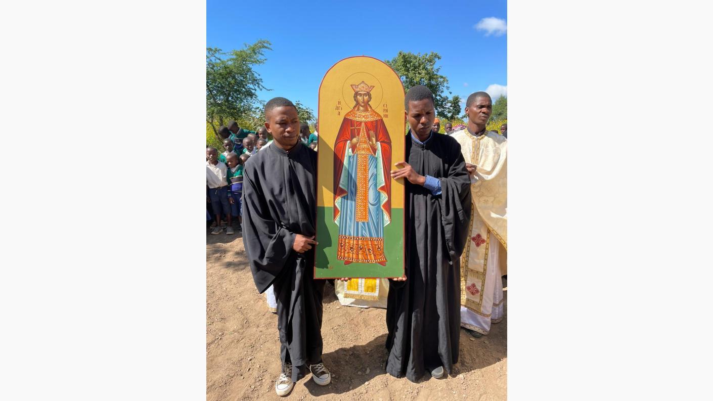 Copiii din satul Mkoga