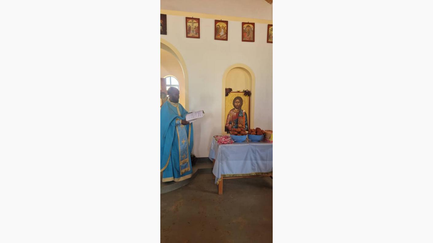 Sfânta Liturghie și pomenire la Parohia Sfântul Partenie din Mkombe